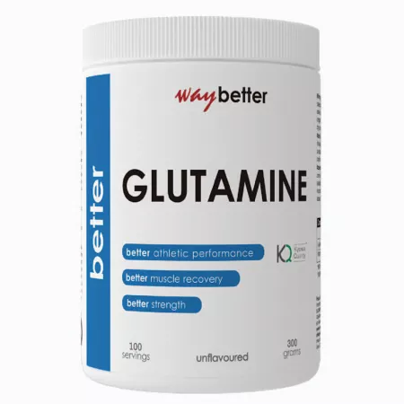 Glutamina, 300 g, Way Better