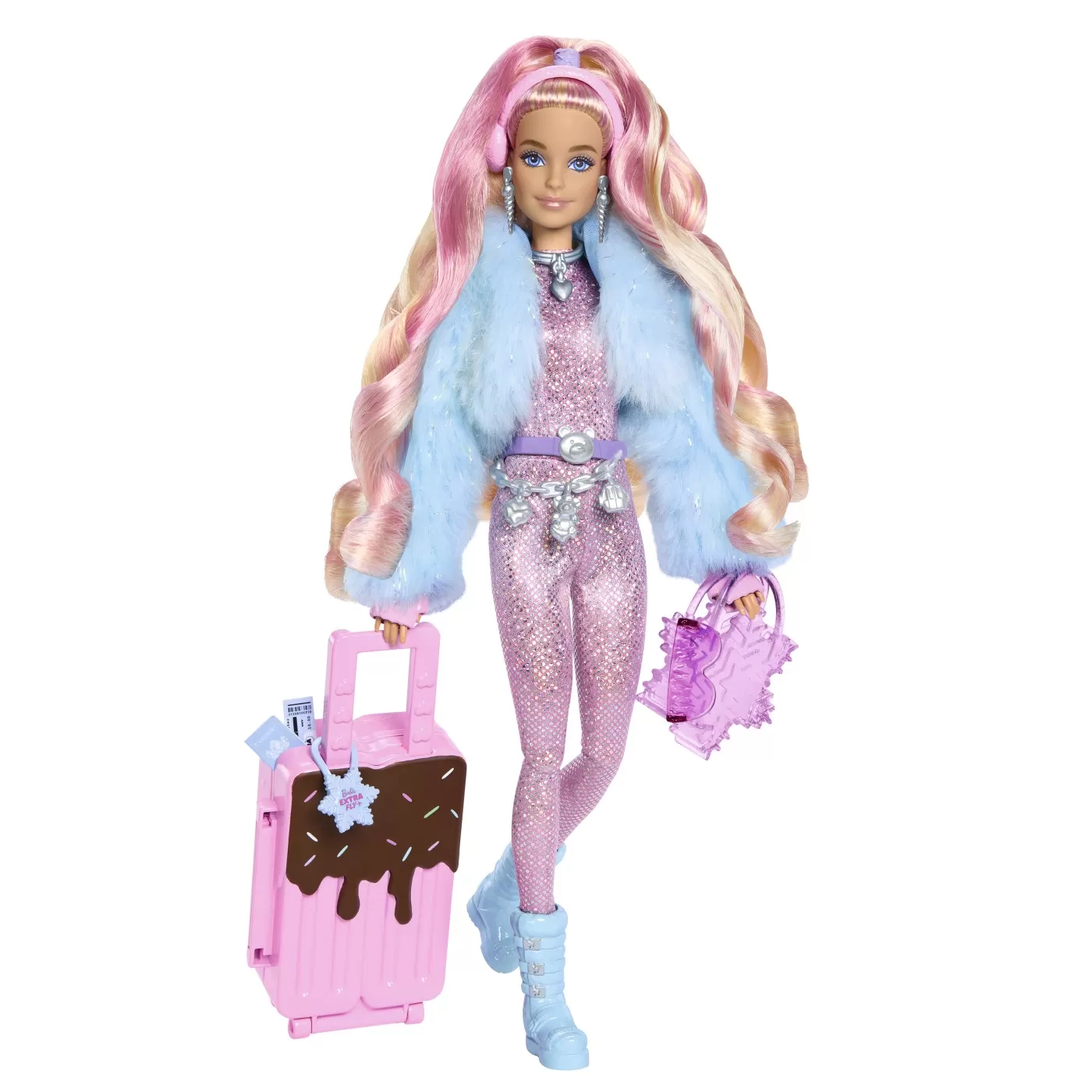 Papusa Barbie Extra Fly La Munte, +3 ani, 1 bucata, Barbie