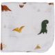 Set museline din bumbac Blush & Blossom, 30 x 30 cm, Dinosaur, 3 bucati, Tryco 574744