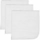 Set museline din bumbac Blush & Blossom, 30 x 30 cm, White, 3 bucati, Tryco 574756