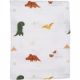 Set museline din bumbac Blush & Blossom, 70 x 70 cm, Dinosaur, 6 bucati, Tryco 574761