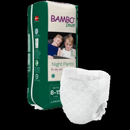 Scutece Pants Boy Dreamy Nights, 8-15 ani, 35-50 kg, 10 bucati, Bambo 574777