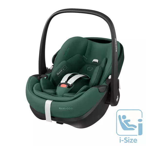 Scoica auto I-Size pentru copii Pebble 360 Pro, Essential Green, Maxi Cosi