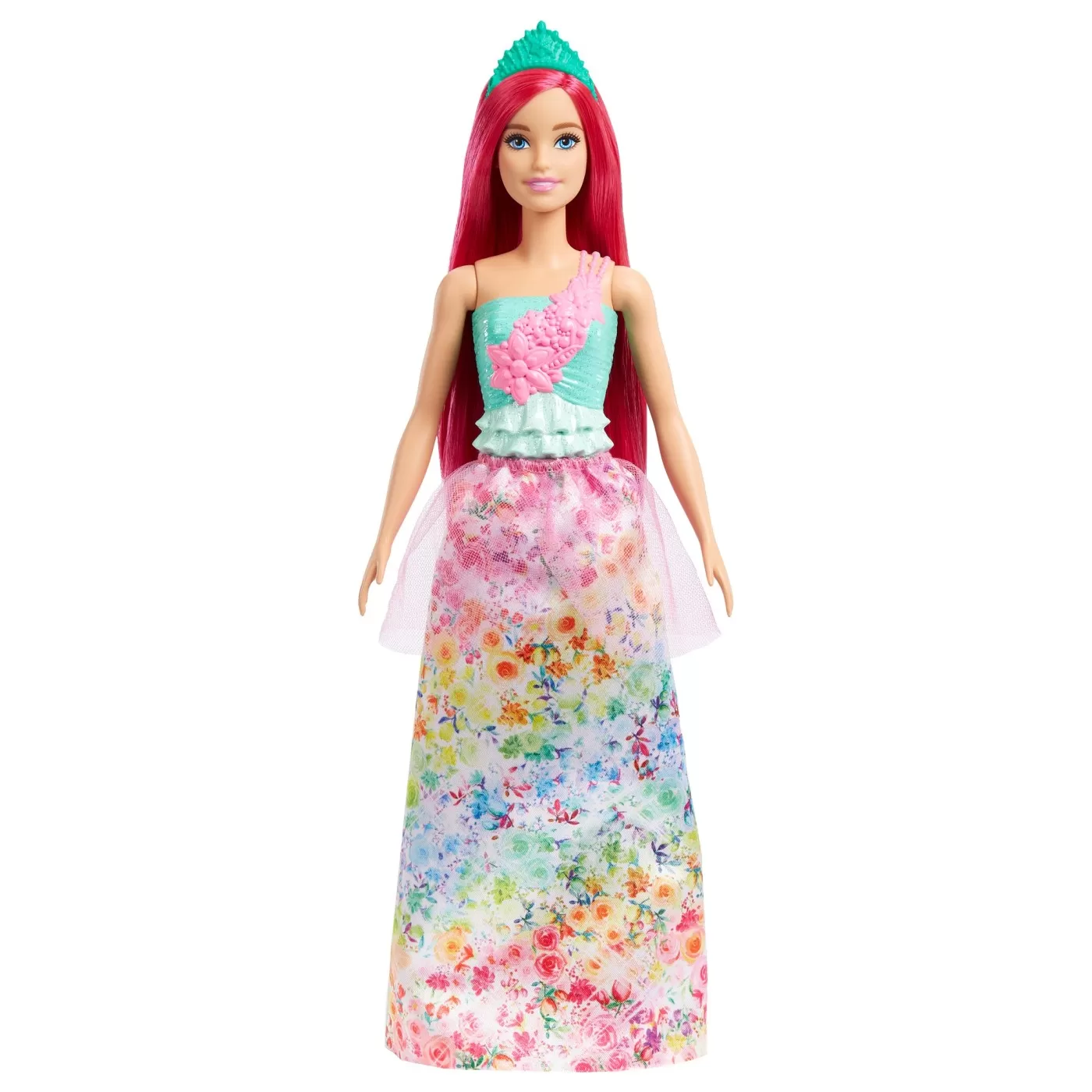 Papusa printesa cu par roz Dreamtopia, +3 ani, Barbie