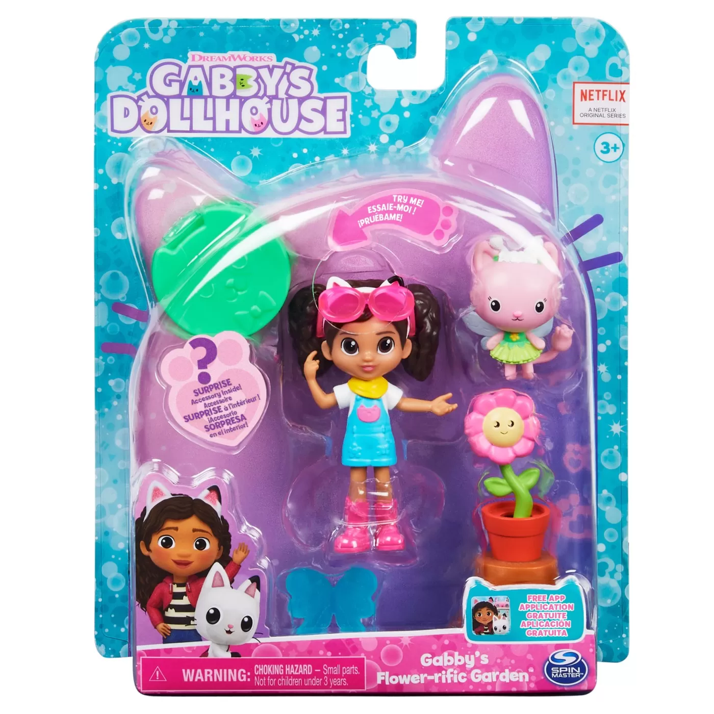 Set de joaca papusa Gabby cu pisicuta, +3 ani, Gabby's Dollhouse