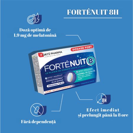 Forte Nuit 8h, 15 comprimate, Forte Pharma 765939