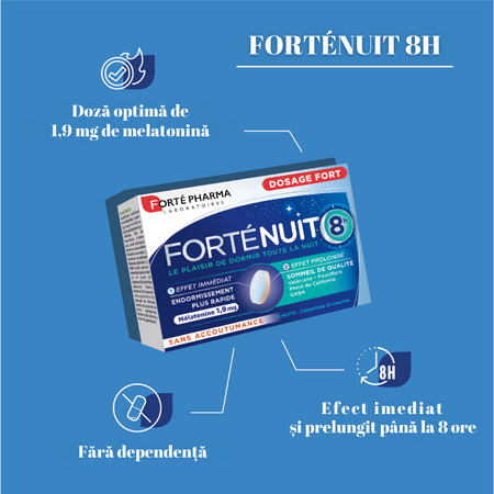 Forte Nuit 8h, 15 comprimate, Forte Pharma 765939