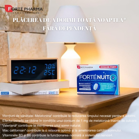 Forte Nuit 8h, 15 comprimate, Forte Pharma 765944