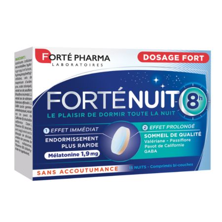 Forte Nuit 8h, 15 comprimate, Forte Pharma