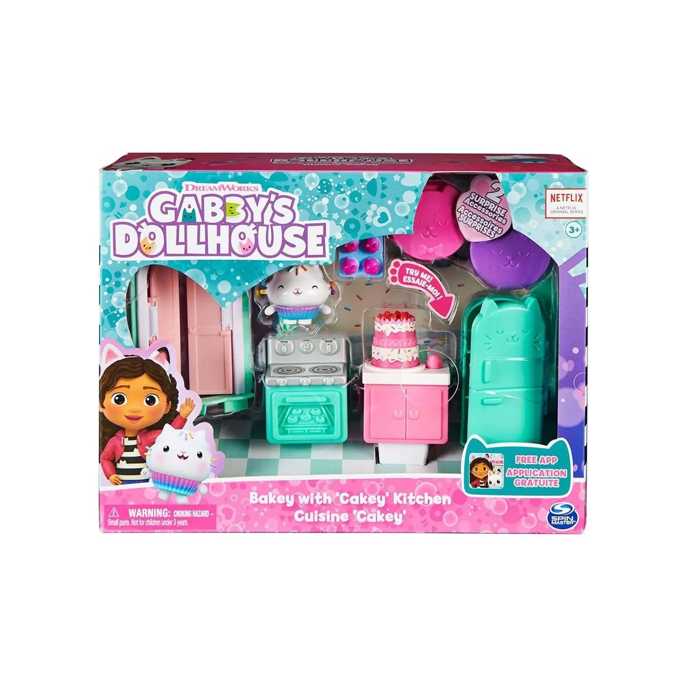 Cofetaria lui Cakey, +3 ani, Gabbys's Dollhouse