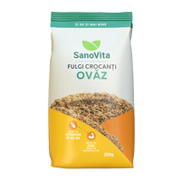 Fulgi de ovaz crocanti, 250 g, Sanovita