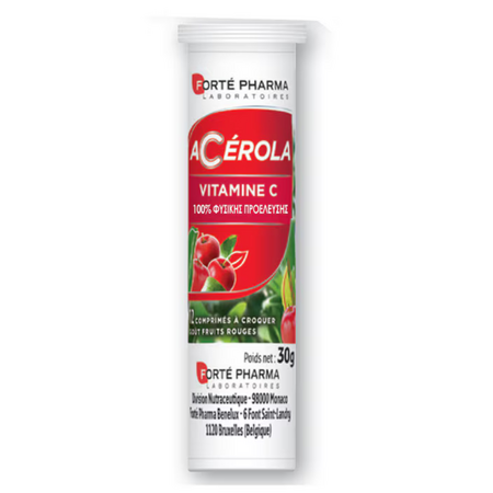 Acerola, 12 comprimate masticabile, Forte Pharma