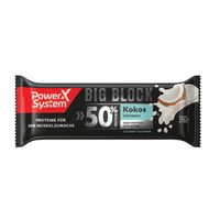 Baton proteic cu cocos Big Block, 100 g, PowerX System