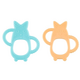 Set 2 Inele de dentitie Blue & Orange, +3 luni, Bebe Confort 575376