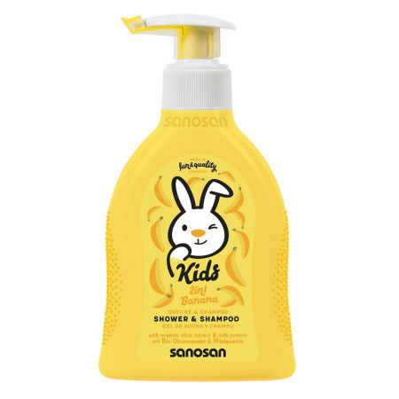 SANOSAN KIDS DUS -SAMPON 2IN1 BANANE 250ML