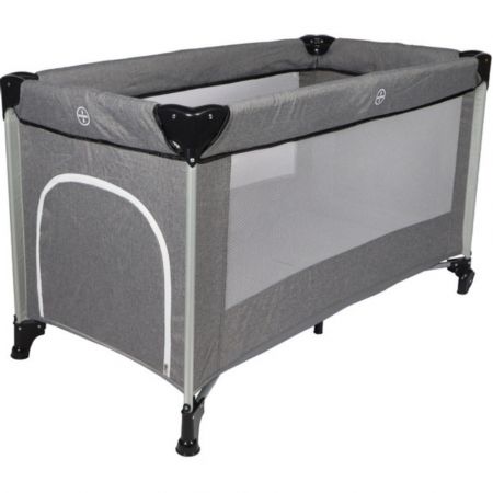 Patut pliabil Stripe, 0-36 luni, Grey Melange Deluxe, Ding 575882