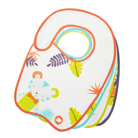 Set 5 Bavete din bumbac Jungle Vibes, Bebe Confort 575537