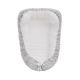 Baby Nest Gri cu stelute albe, Twindeco 453698