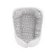 Baby Nest Gri cu stelute albe, Twindeco 453697