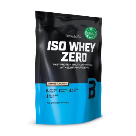 Pudra proteica Iso Whey Tiramisu, 500 g, BioTech USA