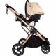 Sistem carucior 3 in 1 Juna, Rose/Beige, Ding 575589