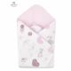 Paturica de infasat multifunctionala cu doua fete, 75x75 cm, Baby Shower Pink, Miminu 575605