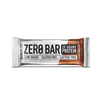 Baton proteic Zero Bar, Double Chocolate, 50 g, BioTechUSA
