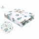 Cearceaf din bumbac cu elastic pentru patut, 120x60 cm, Sweet Deer Mint, MimiNu 575938