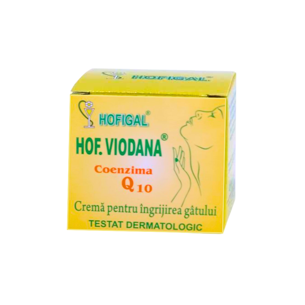 Crema pentru ingrijirea gatului cu coenzima Q10, 50 ml, Hofigal
