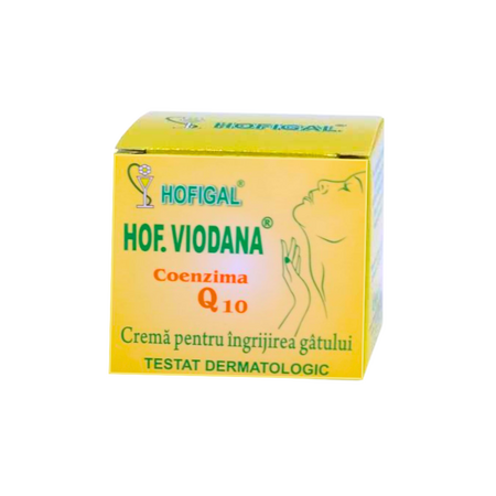 Crema pentru ingrijirea gatului cu coenzima Q10, 50 ml, Hofigal