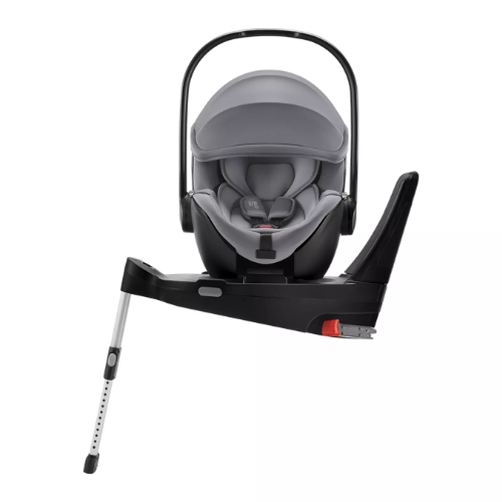 Scoica auto Baby Safe 5Z2 I-Size cu Baza Isofix Flex inclusa, 0 - 15 luni, Frost Grey, Britax