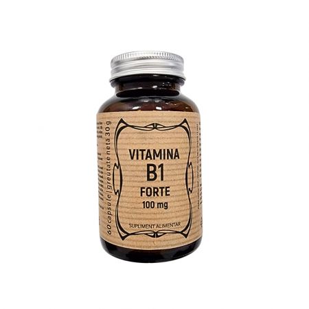 Vitamina B1 forte, 100 mg, 60 capsule, Remedia