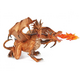 Figurina Dragon auriu cu doua capete, + 3 ani, Papo 576093
