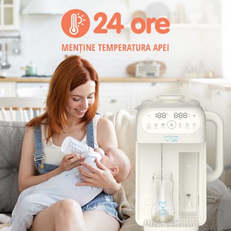 Aparat multifunctional inteligent pentru preparare lapte praf formula, Easycare Baby 720406