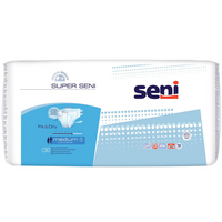 Scutece cu sistem inchis Super Seni, Medium, 75-110 cm, 30 bucati, Seni
