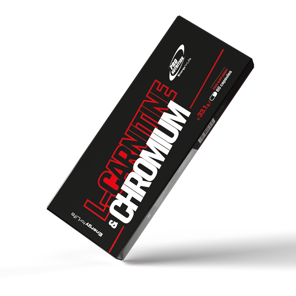 L carnitina si crom, 500 mg, 60 cps, Pro nutrition