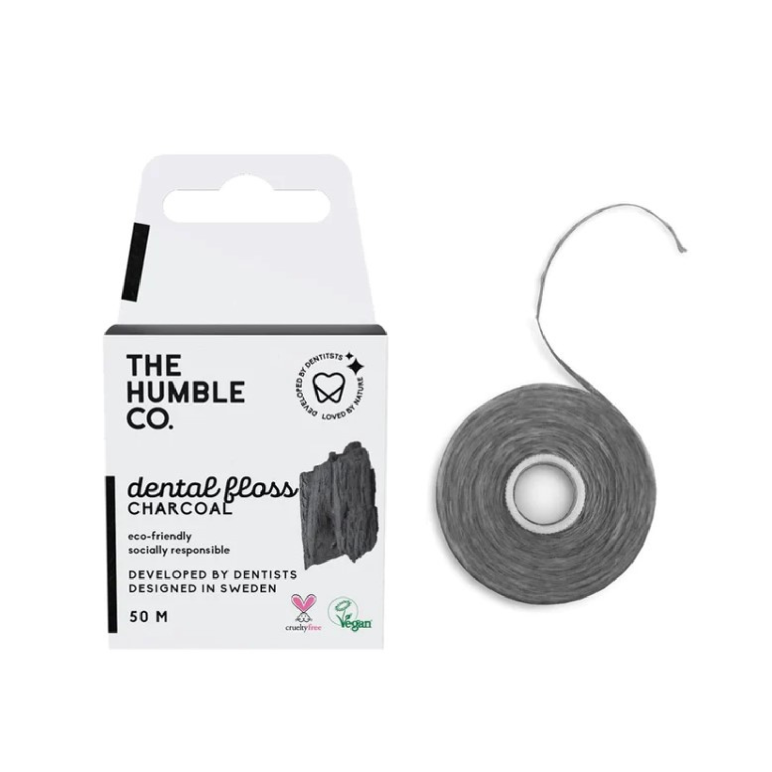 Ata dentara cu carbune, 50 m, The Humble Co