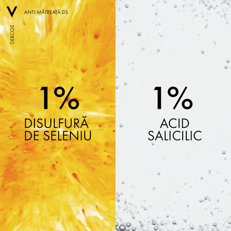 Rezerva eco sampon anti-matreata pentru par normal-uscat Dercos, 500 ml, Vichy 577305