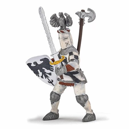 Figurina Cavaler cu pene, Alb, Papo 577500