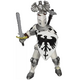Figurina Cavaler cu pene, Alb, Papo 577499
