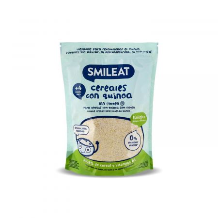 Cereale fara gluten Bio cu quinoa, +4 luni, 200 g, Smileat