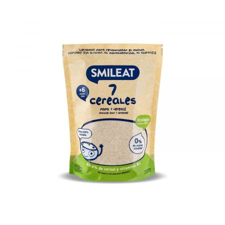 SMILEAT CEREALE BIO CU 7 SUPER CEREALE, +6 LUNI BIO*