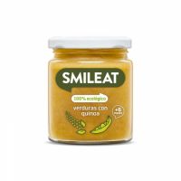 Piure Bio de legume cu quinoa si ulei masline, +6 luni, 230 g, Smileat