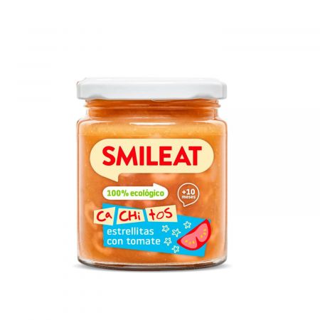 SMILEAT MANCARE BIO DIN PASTE CU ROSII, +10 LUNI BIO*