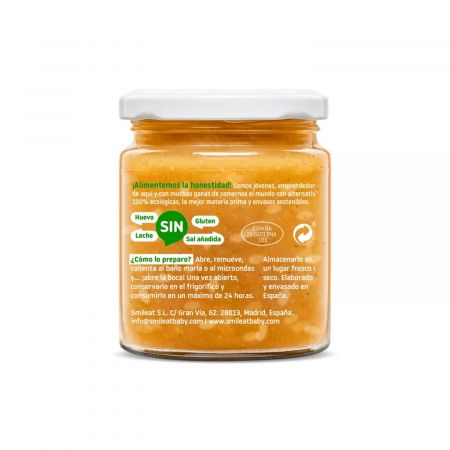 Mancare Bio din orez, curcan si legume, +10 luni, 230 g, Smileat 577874