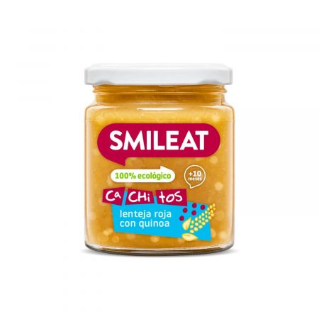 SMILEAT MANCARE BIO DIN LINTE SI QUINOA, +10 LUNI BIO*