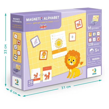 Joc magnetic Alfabet in limba Engleza, Dodo 577909
