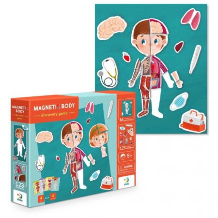 Joc magnetic Descopera Corpul Uman, Dodo 577939