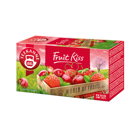 Ceai Sarutul Fructelor, 20 x 2.5 g, Teekanne