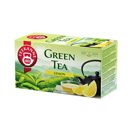 Ceai Green Tea Lemon, 2 0x 1,75 g, Teekanne